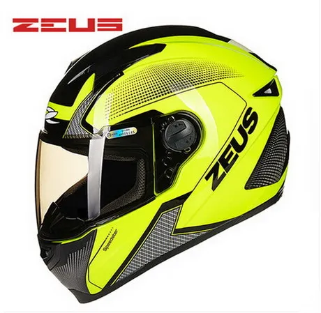 2016新しいドット認証ZeusフルフェイスオートバイヘルメットABS 