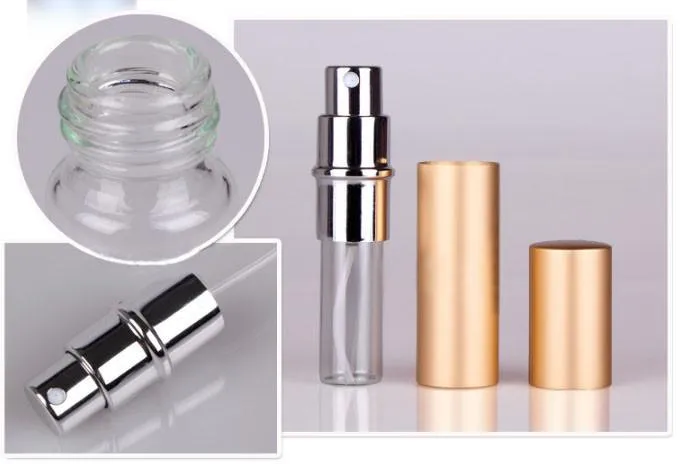 6ml Mini Portable Refillerbar Spray Parfym Atomizer Flaska Färgglada Toma Travel Parfymflaskor Essentiella oljor Diffusers Hem dofter