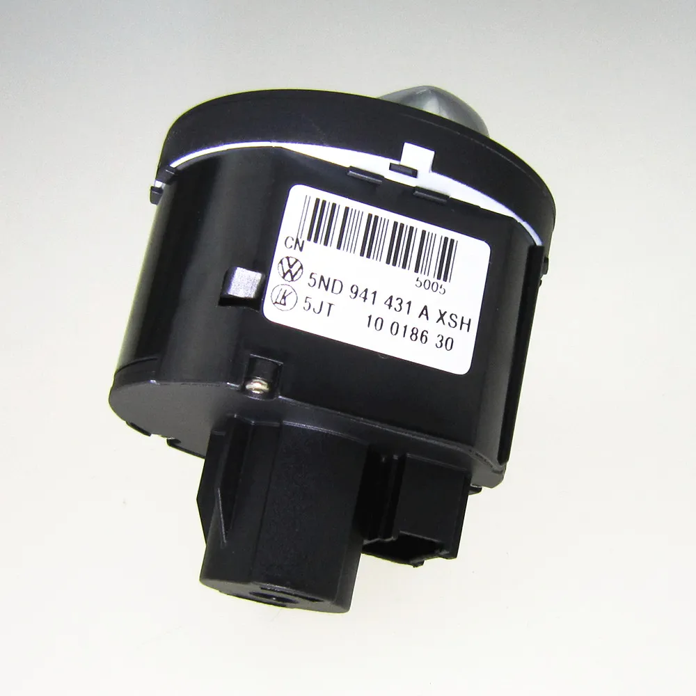 Interruptor cromado oem para farol automotivo, para vw jetta 5 6 golf 5 6 gti mk5 mk6 passat b6 tiguan 5nd 941 431 b3120244