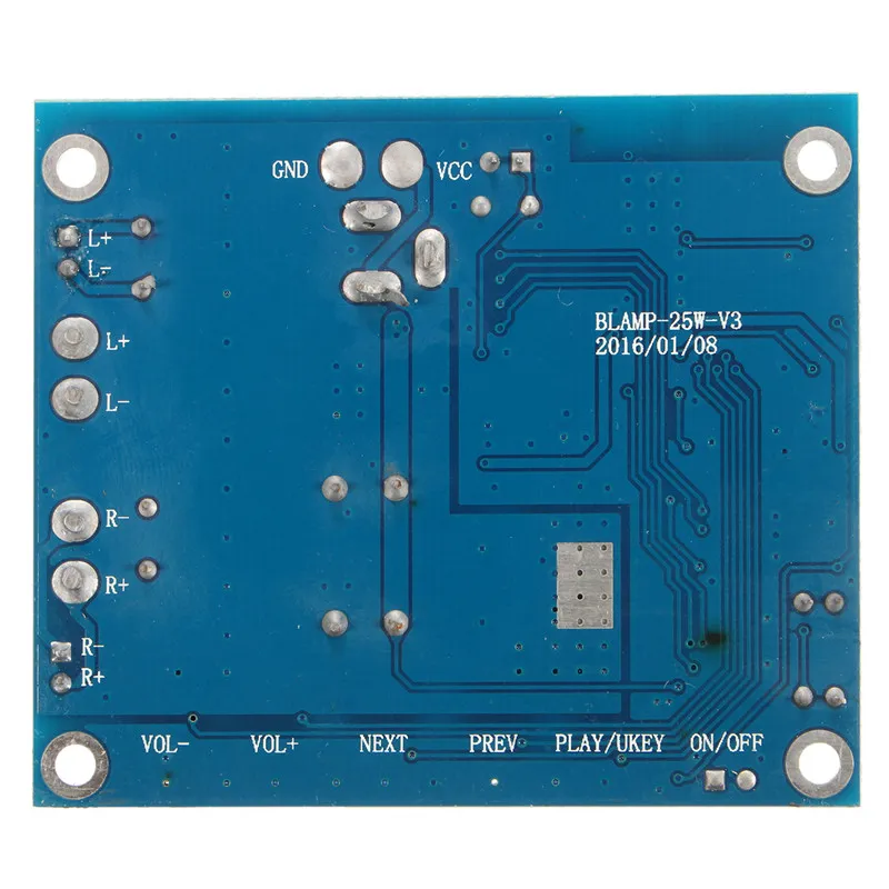 Freeshipping Durable Quality Digital Bluetooth CSR4.0 Audio Receiver Amplifier Board Module TDA7492P 25W + 25W