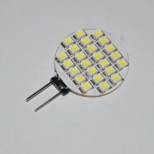 Caliente 24 LED SMD raqueta luz lámpara de bombilla marina G4 12 v 3528 buen precio 20 pc/lot envío gratis