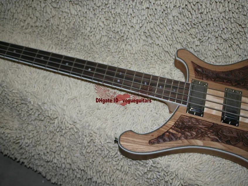 Custom 4003 Bass 4 string Bass Guitar wood Manual sculpture Electric bass colored VOS Speical Offer Made in China A1119