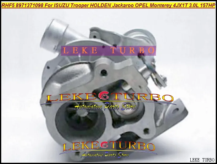 RHF5 8971371098 Turbo Turbocharger For ISUZU Trooper 1999-04 HOLDEN Jackaroo OPEL Monterey 4JX1TC 4JX1T 3.0L 157HP