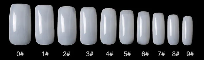 White Transparent Natural Fake Nails Art Tips Short Full Cover Fake Artificial Nails Decorations Stickers Acrylic Tools Fal5544215