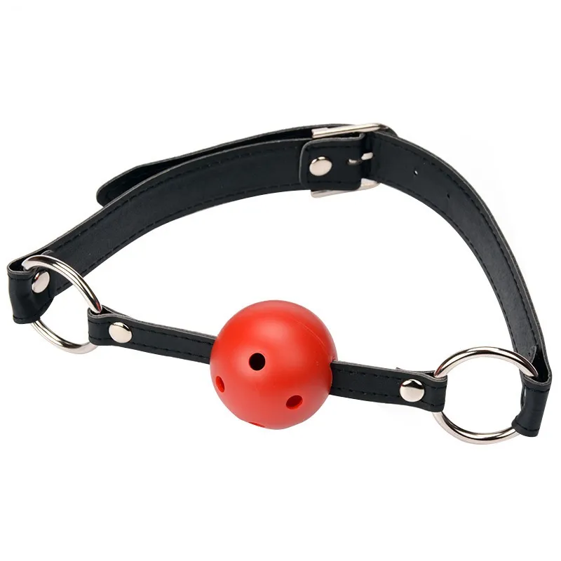 sexspielzeug für den mund Sexprodukt PU Leder Band Ball Mund Knebel Oral... Von 2,36 €