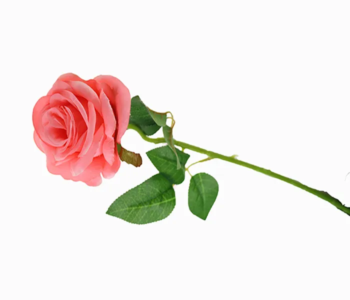 Partihandel 20.5Ink artificiell vit rosa rosebuketter äkta utseende silke ros blommor 7 färg mix dekorativa hotell bröllop heminredning