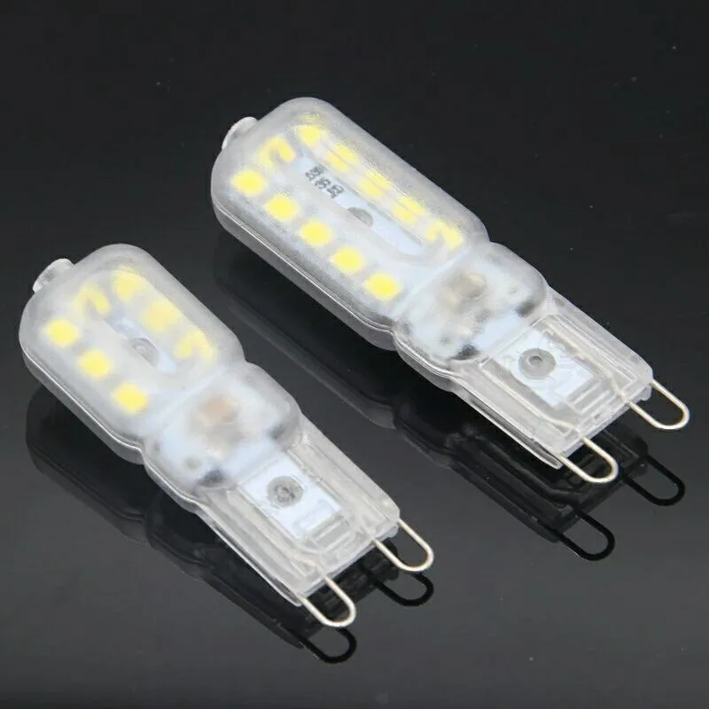 Bright 9W SMD G9 LED Corn Light Bulb – 110V AC, 360° Cold White, Super Bright