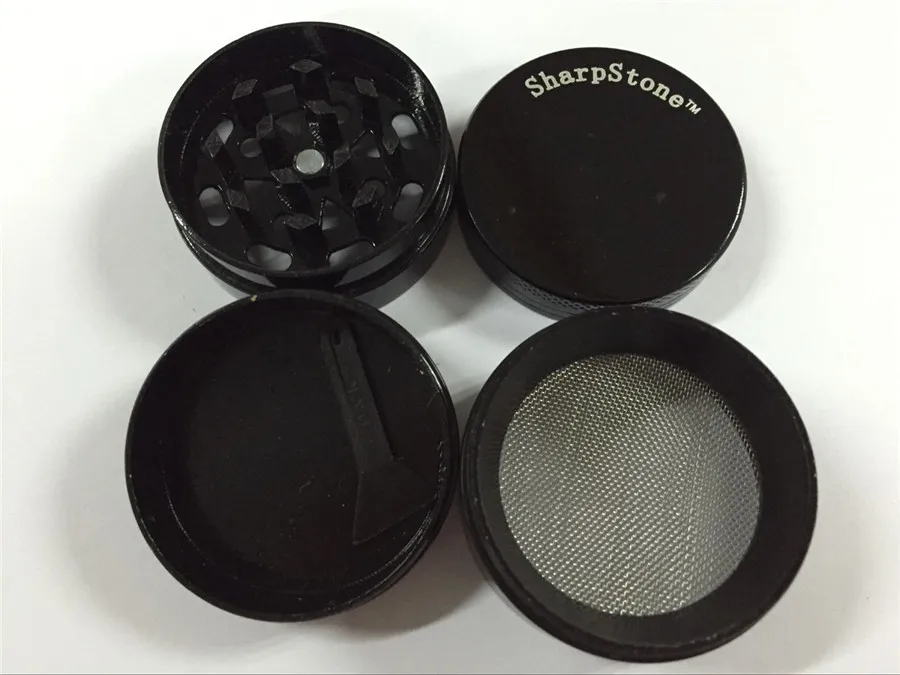 40mm 4 delar CNC Sharpstone GRINDER TOBACCO GRINDER TOBACCO-slipmaskiner för rökning Herbal Sharp Stone Herbal Grinders grossist