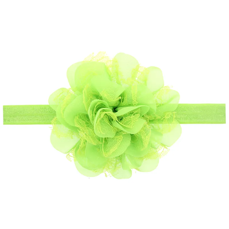 Baby Bandbands Big Flowers Newborn Lace Mariffon Elastic Bandband Enfants Enfants Accessoires Hair Bands Coiffures Headwear6092319