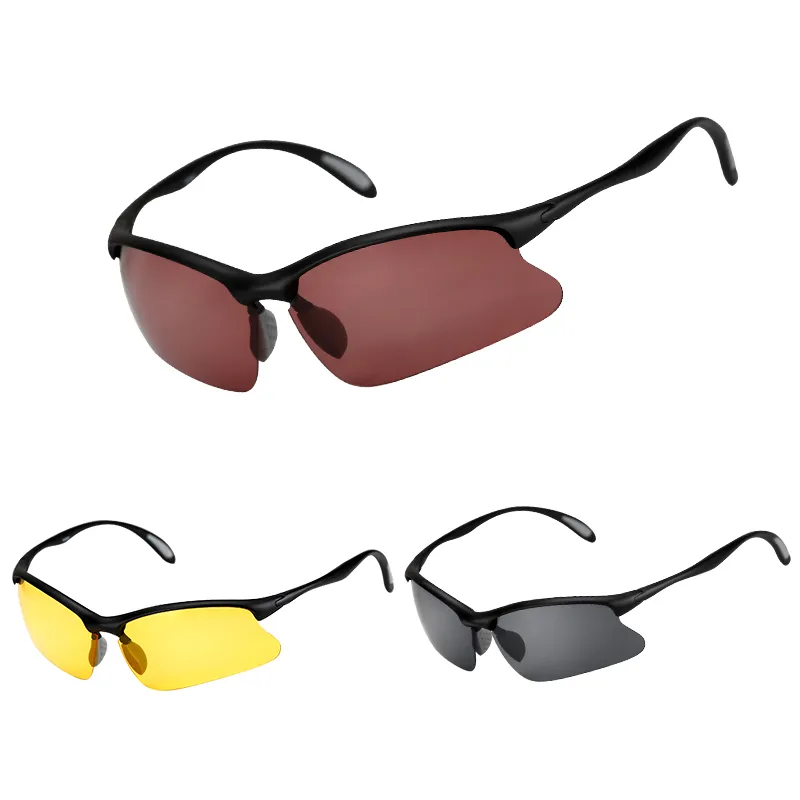 Lunettes de soleil polarisées HD en plein air lunettes de soleil dédiées à la pêche anti-uv anti-éblouissement mode concis sport lunettes de soleil décontractées Accepter pour OEM