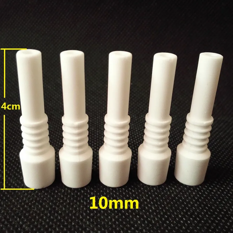 10mm 14mm 남성 꿀 수집기 키트 세라믹 네일 교체 팁 유리 봉 유리 물 파이프 VS 석영에 대한 세라믹 dabber