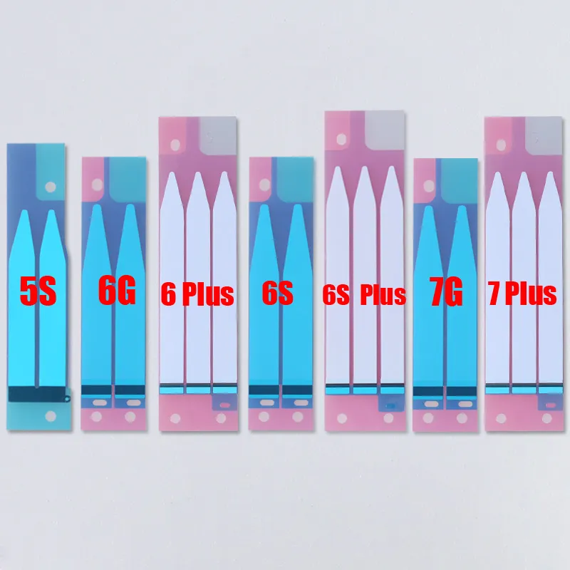 100PCS 아이폰 7 7 플러스 6S 6S 플러스 테이프 스트립 스티커 아이폰 6 5S 6 플러스 5 5C 4 4S 스티커 들어 새로운 교체 배터리 접착제 접착제