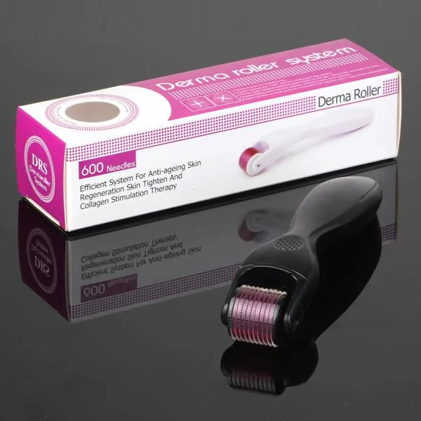 Micro Derma Roller 600 Dermaroller Micro Needles Derma Rollers Replaceable Dermaroller Skin Beauty Roller Stretch Marks Acne Scar Therapy