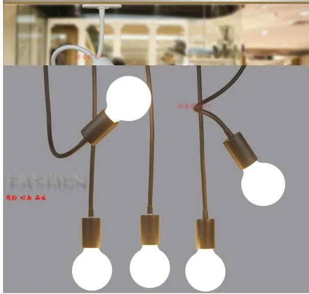 LED hose track shoot E26 E27 lamp long rod bending light clothing stores according to draw the background wall track light9094479
