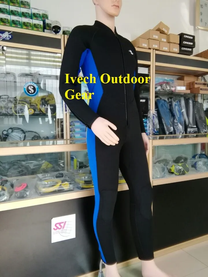 New Hoody 5MM Neoprene Snorkeling Body Suit black Spearfishing Wetsuit for men size S2XL 9782178