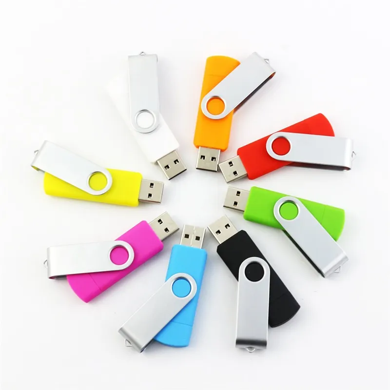 64GB 128GB 256GB OTG externe USB Flash Drive voor Android ISO Smartphones Tabletten PenDrives U Disk Thumbdrives1037283