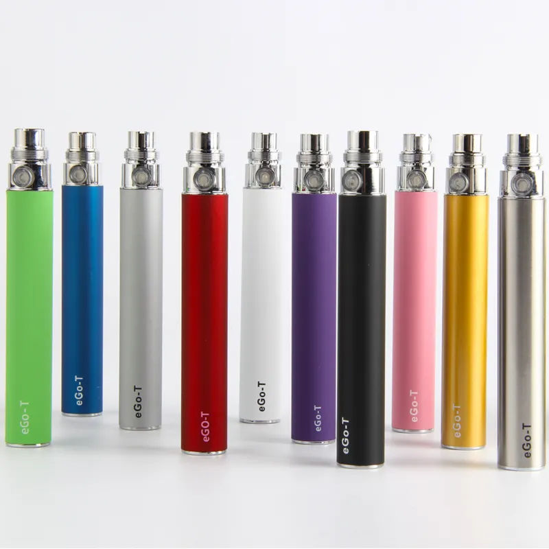 ego t vape pen 510 ego-tバッテリー蒸気蒸化蒸気vapes 650mah 900mah 1100mah for ce3 ce4 ce5 mt3 g2 g5カートリッジUSB充電器