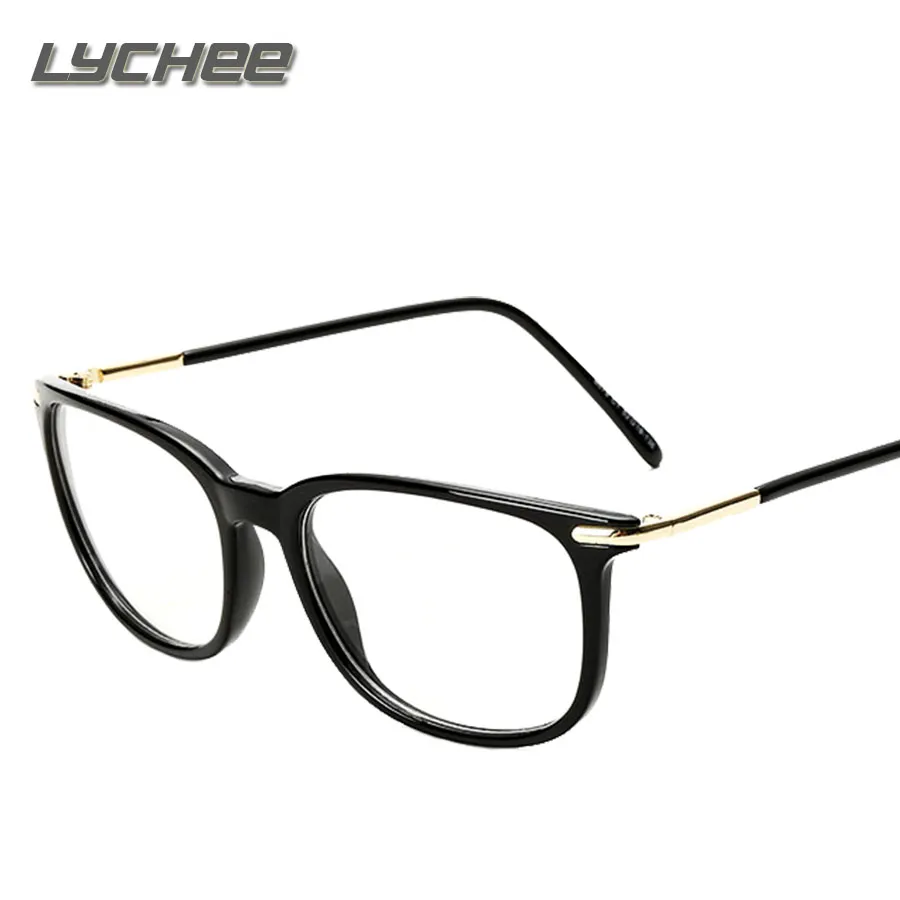 Groothandel- Lychee Bril Frame Eyewear voor Dames Mannen Merk 2016 Clear Optical Computer Leesbril Frames Oculos