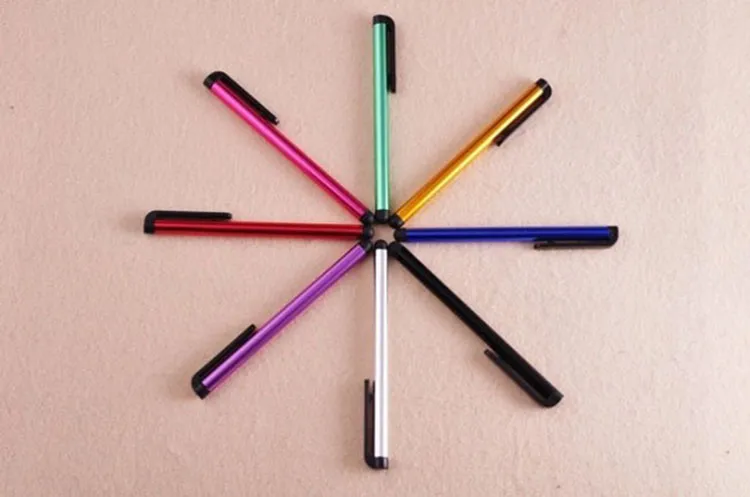 Wholesale Universal Capacitive Stylus Pen for Iphone5 5S Touch Pen for Cell Phone For Tablet Different Colors