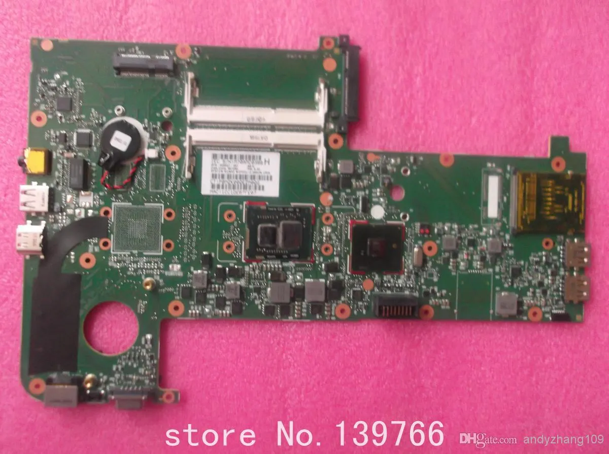 626507-001 보드 용 HP TouchSmart TM2 노트북 마더 보드와 Intel DDR3 CPU I3-380UM