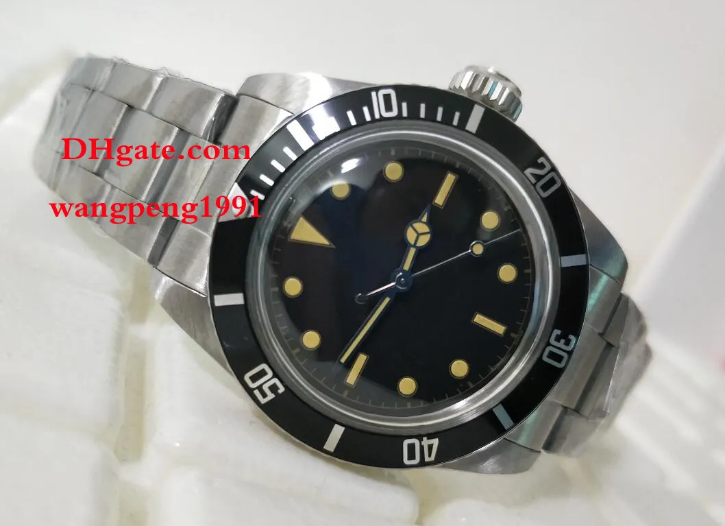 Mężczyźni najwyższej jakości zegarki 40mm Vintage 1675 szafirowe szkło azja 2813 ruch bransoletka ze stali nierdzewnej mechaniczne automatyczne męskie zegarki na rękę