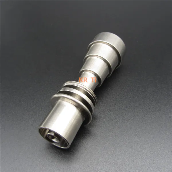 Universal Domeless Adjustable Titanium Nail 10mm 14mm & 18.8mm GR2 6in1 for 16mm electric heater coil smoking glass bubbler water pipes bong