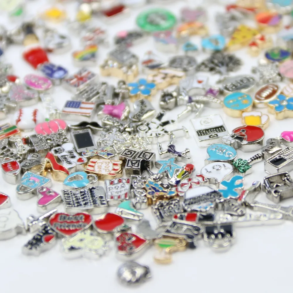 Floating Charms Diy Jewelry For Living Glass Locket Floating Locket Charms  From Huierjew, $0.07