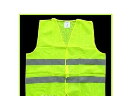 Haute Visibilité Travail Sécurité Construction Gilet Avertissement Trafic Réfléchissant Travail Gilet Vert Réfléchissant Vêtements De Sécurité LJJC1792 