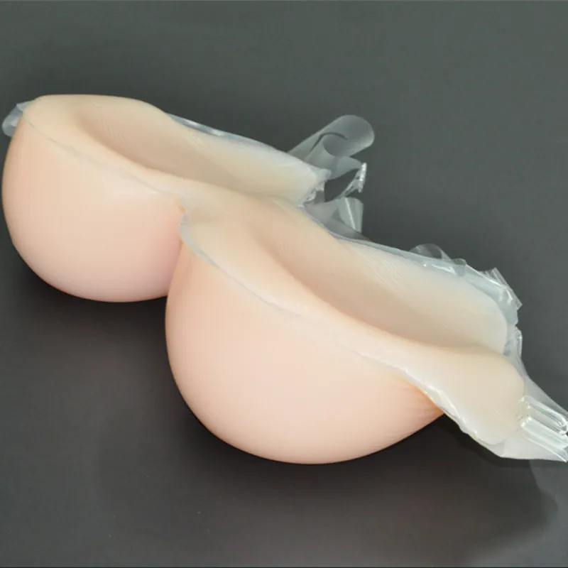 Une pièce bretelles sur l'épaule forme de sein en Silicone prothèse seins artificiels faux faux seins crosscommode transexuelle User1604346