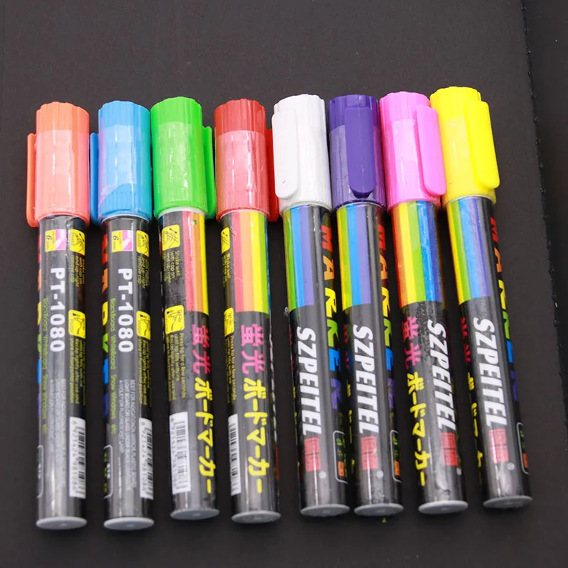 8pcs Mixed Color Liquid Chalk Marker Pen For Blackboard