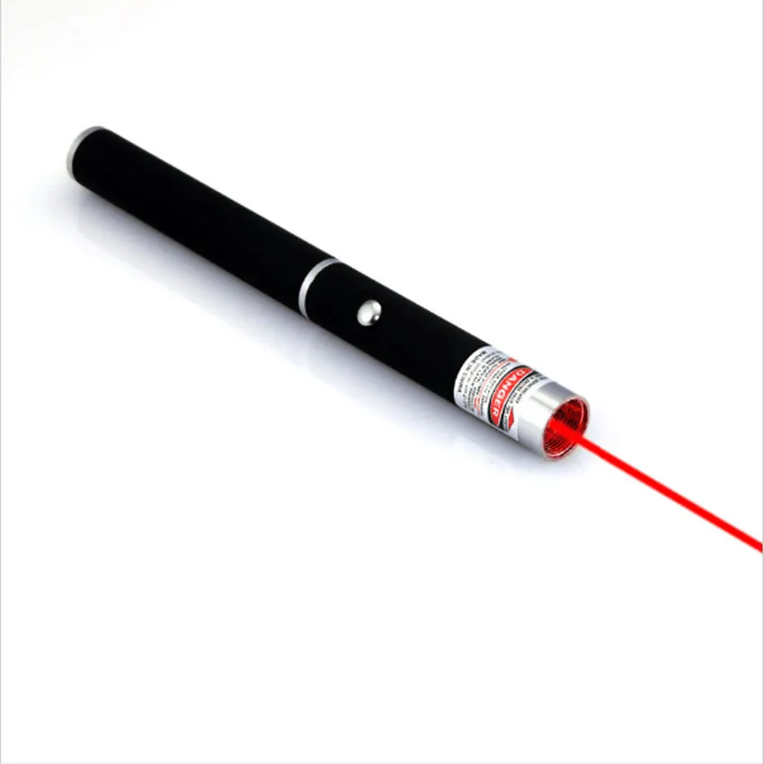 Rotlicht-Laserstift 5 mW 650 nm Strahl-Laserpointer für SOS-Montage Nachtjagd Unterricht Weihnachtsgeschenk Opp-Paket Großhandel 10 teile/los