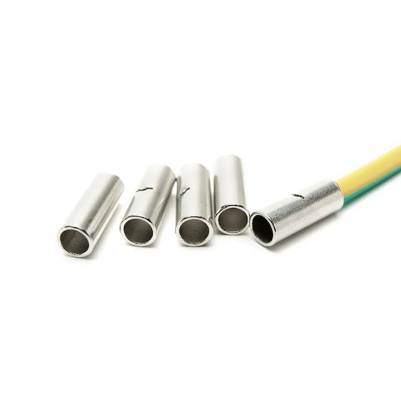 Suyep Silver Metal Uninsulated Fio Virola Terminais de crimpagem Conector de extremidade BN1 25 BN2 BN5 5 sortimento kit268d