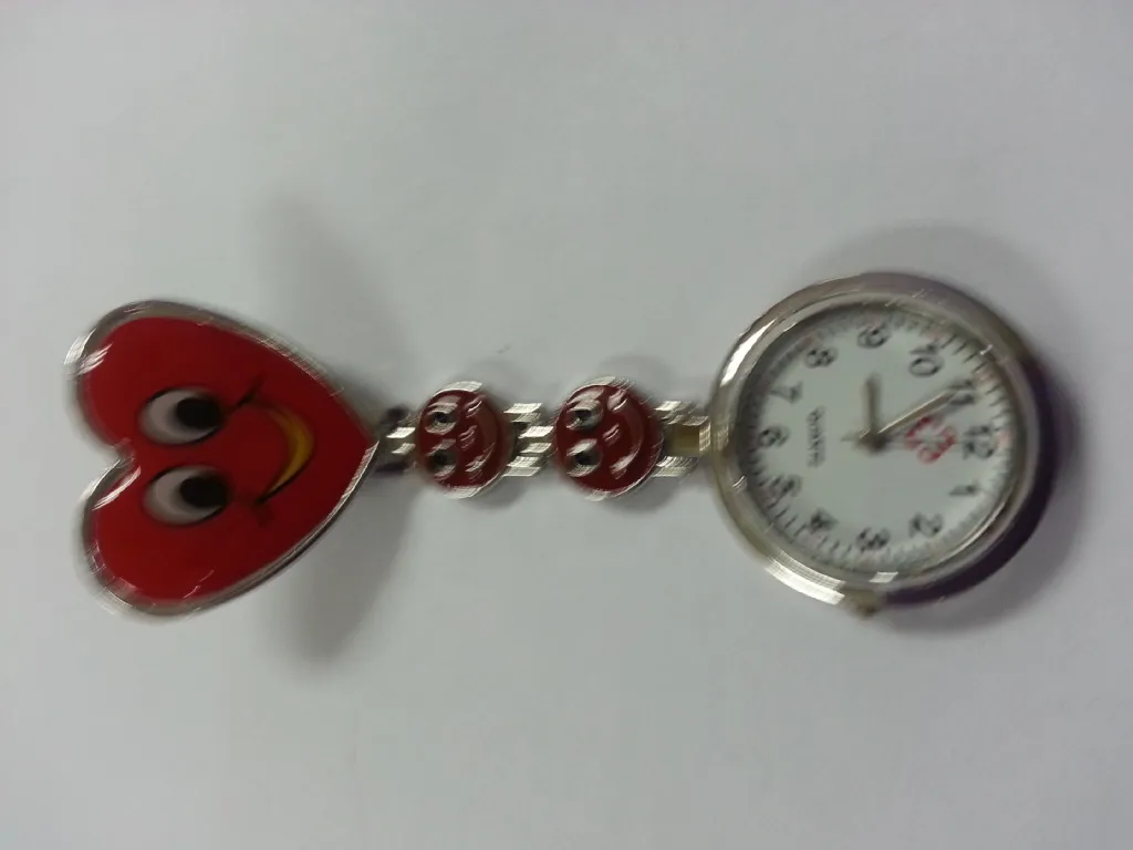 Venta al por mayor 200 unids/lote es cuadrado colorido silicona enfermera sonrisa reloj relojes de bolsillo Doctor Fob reloj de cuarzo niños relojes de regalo NW022