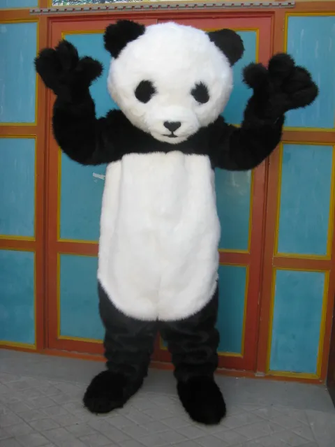 Venda quente Dos Desenhos Animados Personagem Filme panda mascot costume Adulto Tamanho frete grátis