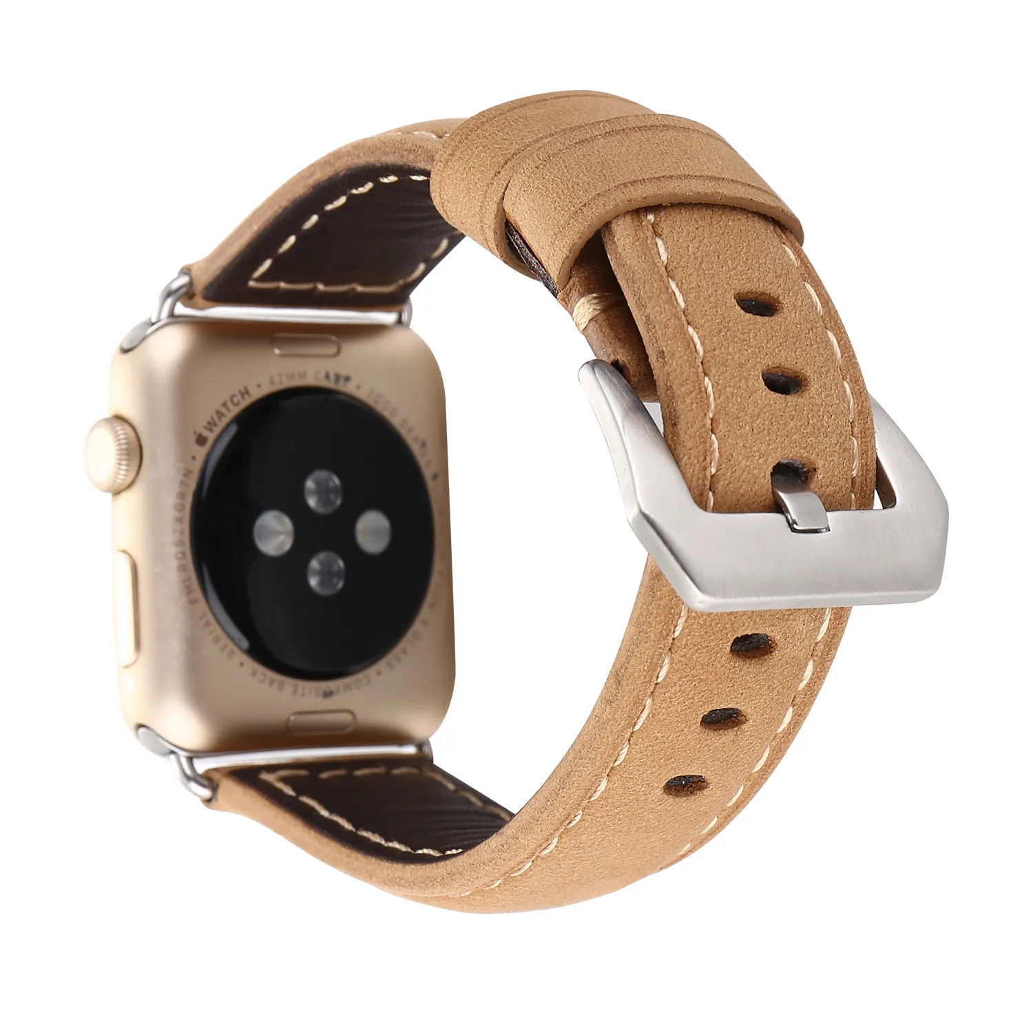 IWATCH 스트랩을위한 Apple Watch 밴드 용 패션 고품질 진짜 가죽 밴드 38mm 42mm 1 2 3 시리즈 밴드 브레이슬릿 벨트 9189132