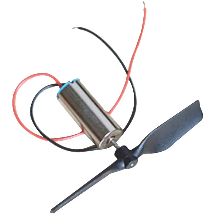 DC 3.7V 48000RPM Coreless Motor + Propeller voor RC-vliegtuig Helicopter Toy B00319