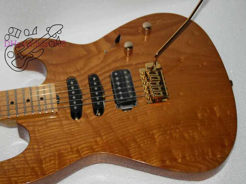 Guitarra atacado de Alta qualidade cor Natural guitarra elétrica frete grátis