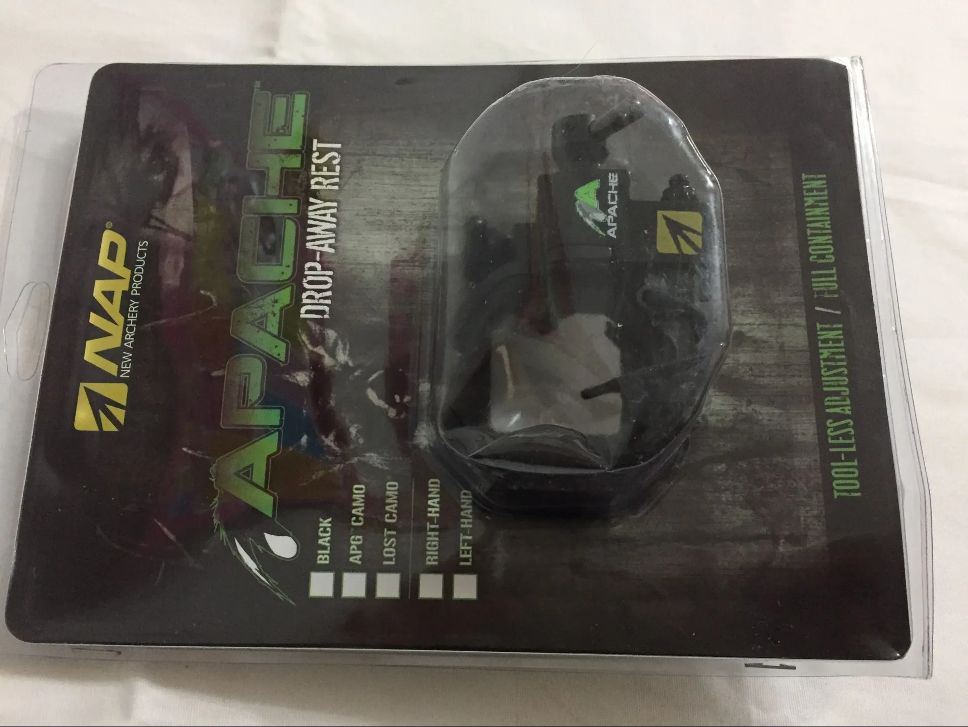 NAP Apache Drop Away Arrow Rest For Archery Hunting, Full Containment, Black From Jyxhunter, 49