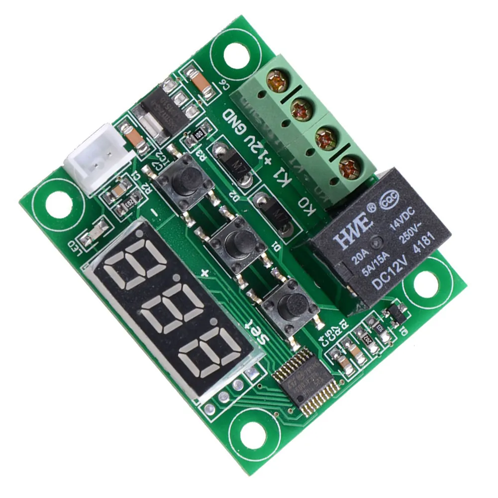 W1209 Cyfrowa termostat Temperatura Przełącznik regulacji temperatury DC 12 V Moduł czujnika B00154 Bard