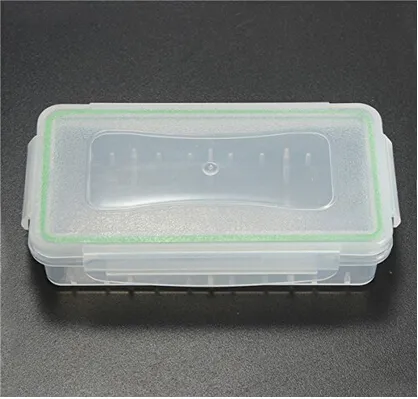 18650 Battery Box Custodia impermeabile Custodia protettiva in plastica Custodia portabatteria traslucida batteria 18650 e 16340 DHL Free