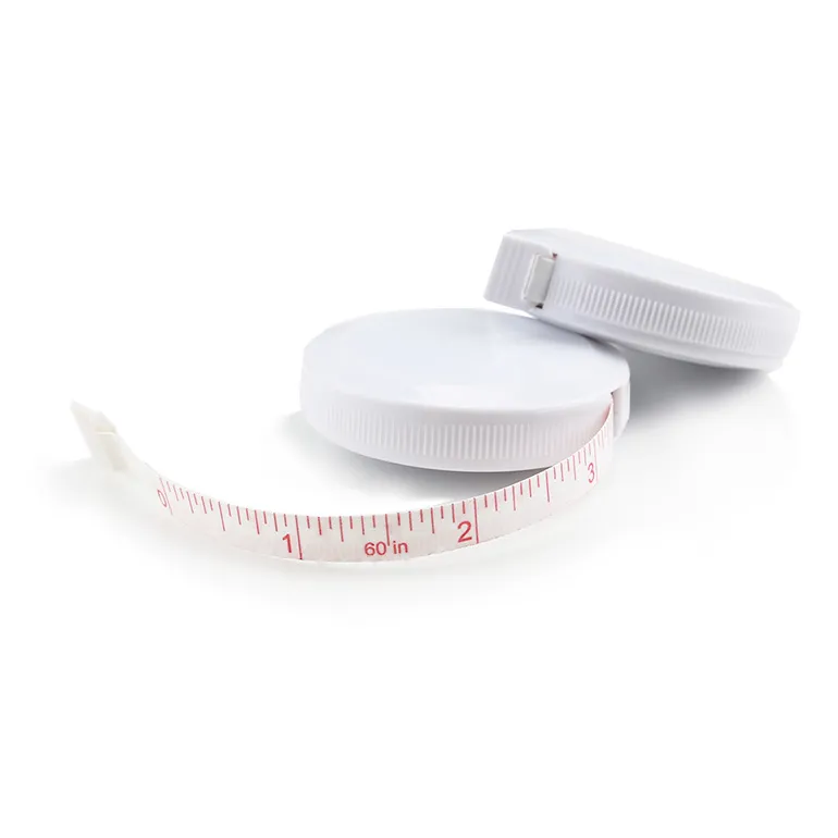 الجملة جولة البسيطة 60 بوصة شريط قياس قابل للسحب الجيب سحب الحكام أدوات قياس للسفر اليومية القياس الأبيض مخصص