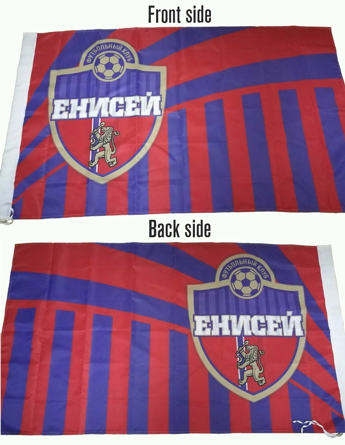 3x5 feet Custom Print Double Sided Flag with 2 Grommets with middle blackout