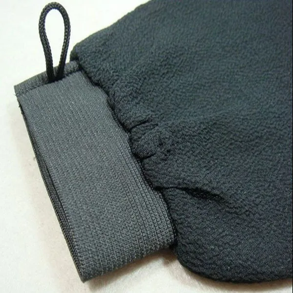 Gant de gommage de Hammam noir gant grossier magique gant de bain magique exfoliant 1 pièces livraison gratuite
