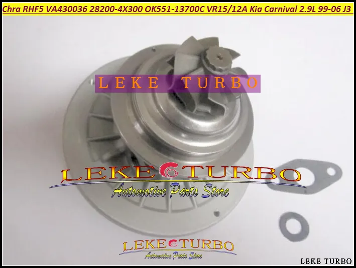 Turbo Cartridge CHRA RHF5 VA430036 28200-4X300 OK551-13700C VR15 VR12A Turbocharger For KIA Carnival I 2.9L 1999-06 J3 TCI (6)