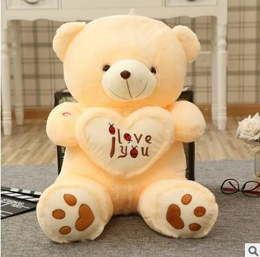 Giant Bears Big Plush Luminous Music Bluetooth Teddy Bear Soft Gift for Valentine Day Birthday Stuffed Cute Toys7156542