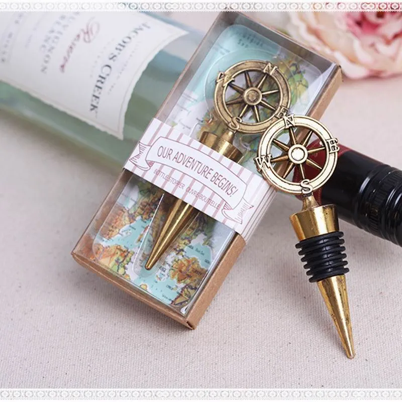 Free Shipping,Nautical Helm Design Red Wine Bottle Stopper Champagne stopper Wedding Favours and Gifts