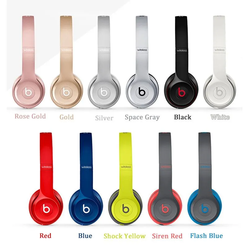 Anniv Coupon Below] Refurbished Beats Solo 2 Wireless Bluetooth Headphone Active Stereo Wireless Mobile 2 Headset Drop Shipping From Army2008, $55.14 | DHgate.Com