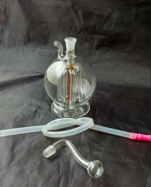 new Tatu spherical glass Hookah glass bong glass pipe within six claw water filtration gift accessories