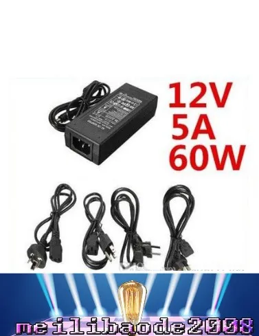 새로운 AC 100-240V 변환기 어댑터 DC 12V 5A 60W 전원 공급 장치 MYY