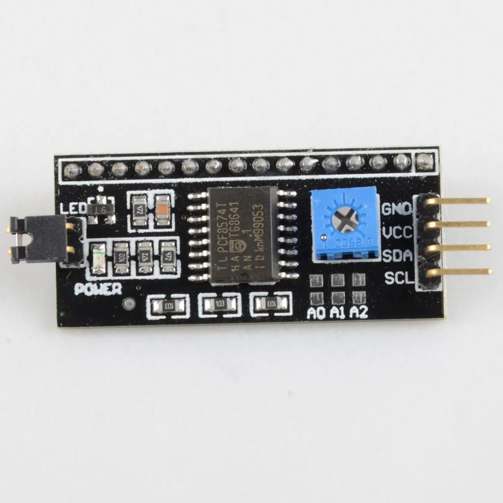 Arduino iic i2c. Модуль адаптера port iici2ctwispi для экрана 1602, совместим с ардуино.